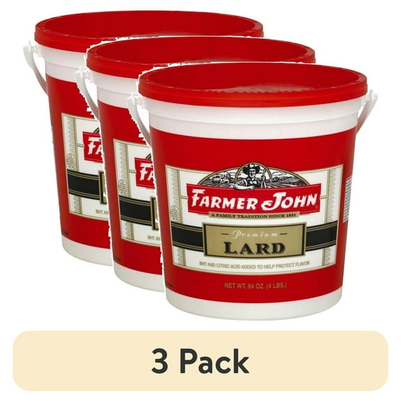 (3 pack) Farmer John Lard 4lb