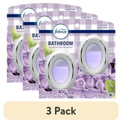 (3 pack) Febreze Bathroom Air Freshener, Small Spaces Odor-Fighting, Limited Edition, Lilac, 2 Count