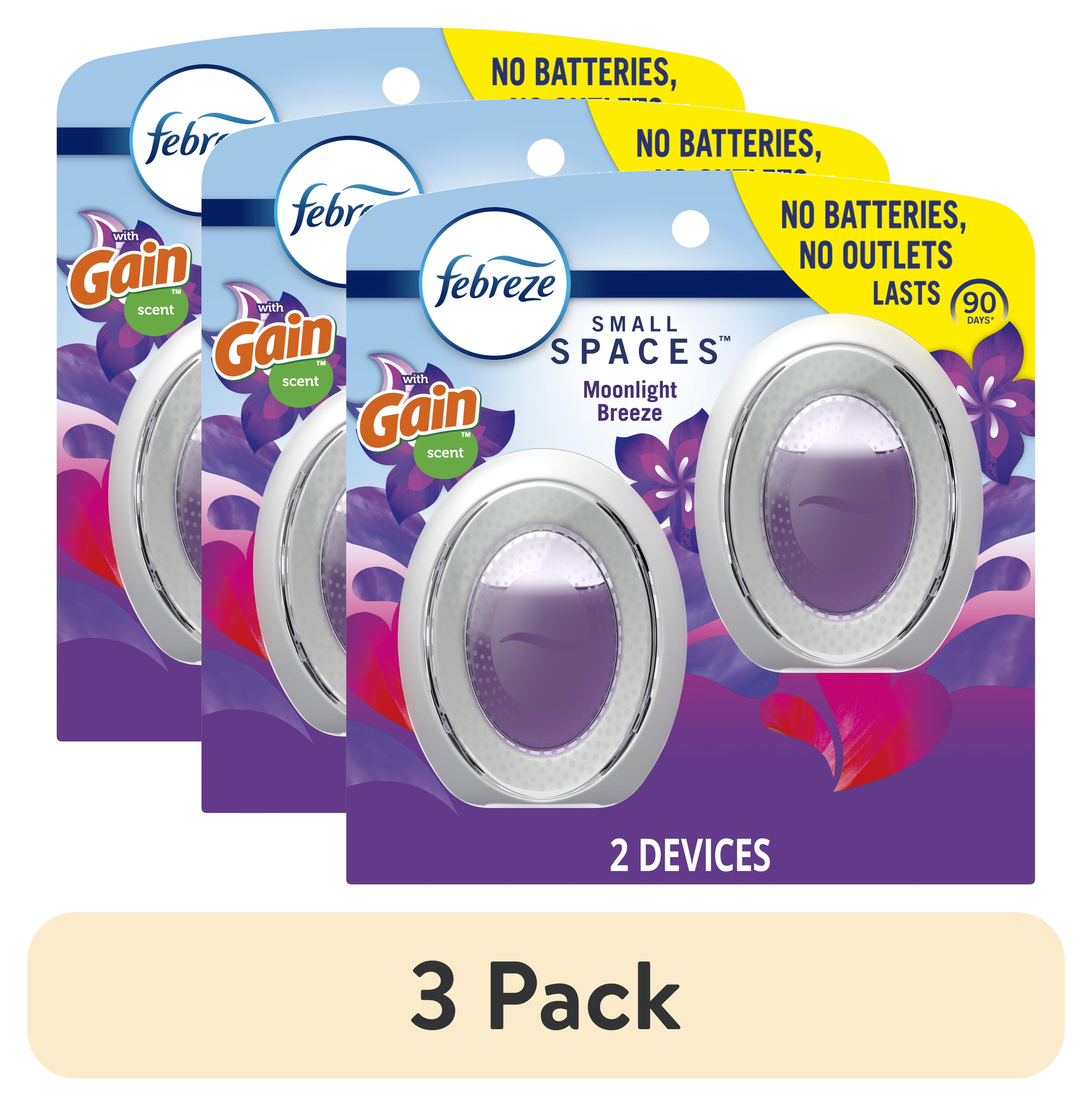 (3 pack) Febreze Bathroom Air Freshener, Small Spaces Odor-Fighting ...