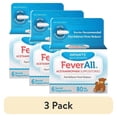 thumbnail interactive-video image 1 of (3 pack) Feverall Infant Acetaminophen Suppositories 6 Rectal Suppositories 80mg Each Pain Reliever/Fever Reducer. Paraben Free, No Artificial Colors or Other preservatives. Ages 6-36 Months, 1 of 6