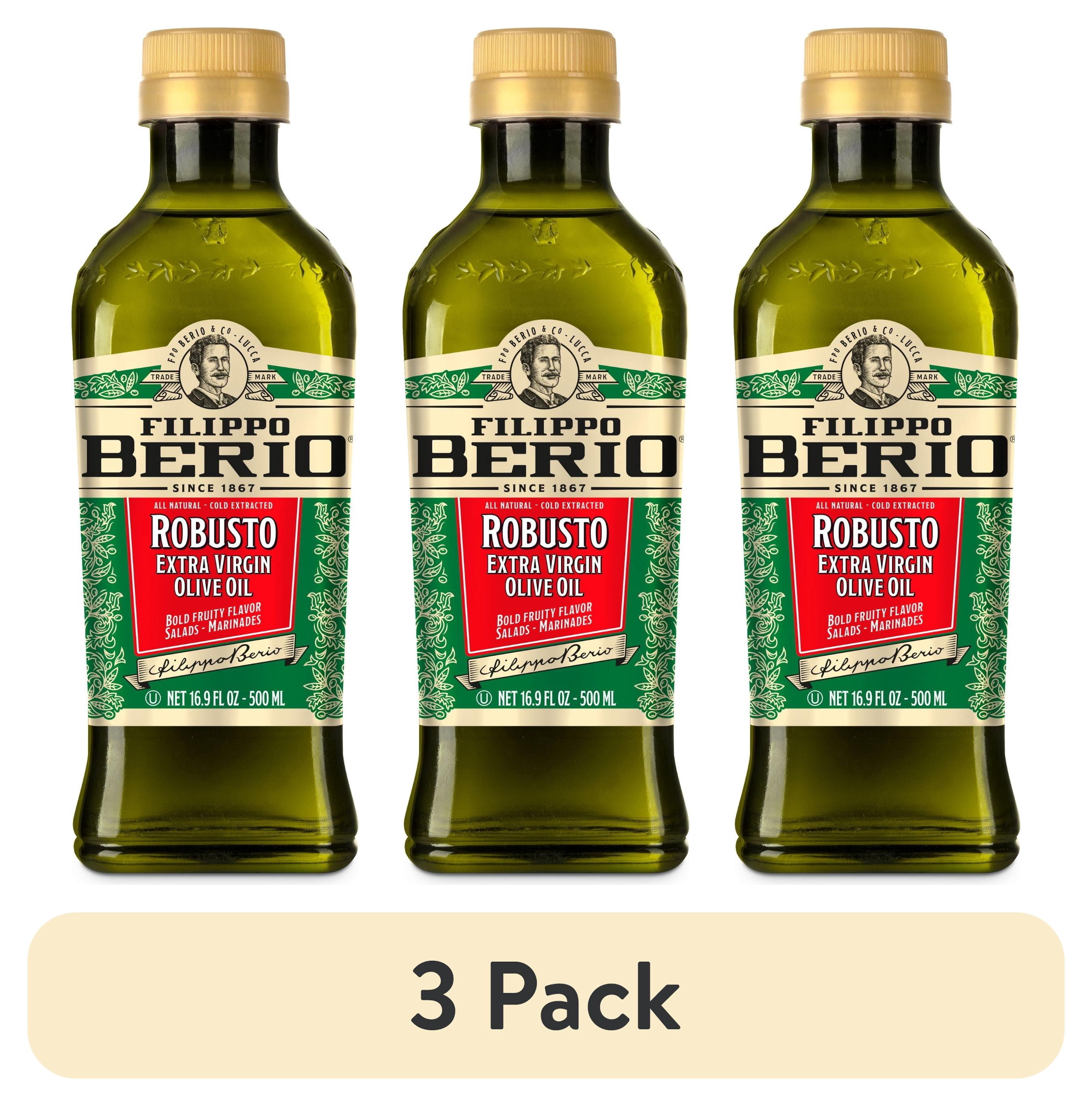 (3 pack) Filippo Berio Robusto Extra Virgin Olive Oil 16.9 fl oz