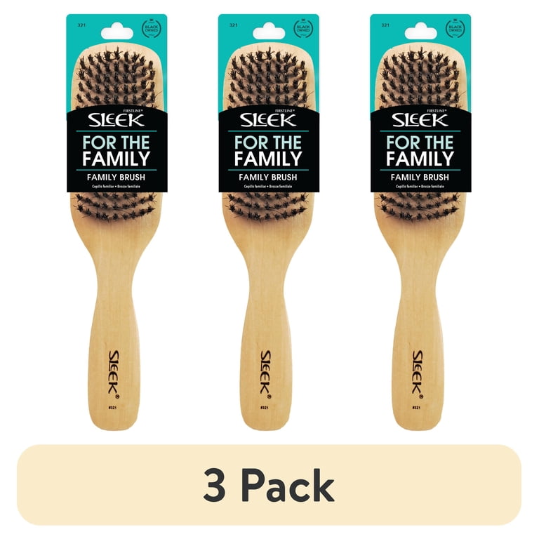 3 pack) Firstline Sleek Family Brush - Walmart.com
