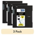 thumbnail image 1 of (3 pack) Five Star Advance 1 Subject College Ruled Notebook Plus Study App, 8.5" x 11", Black, Poly, Spiral, 100 Sheets, 1 of 10