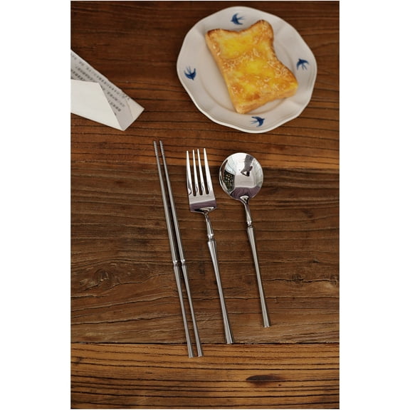 3 pack Flatware Set Premium Stainless Steel Silverware Set, Modern Mirror Finish, Rust Resistant, Dishwasher Safe