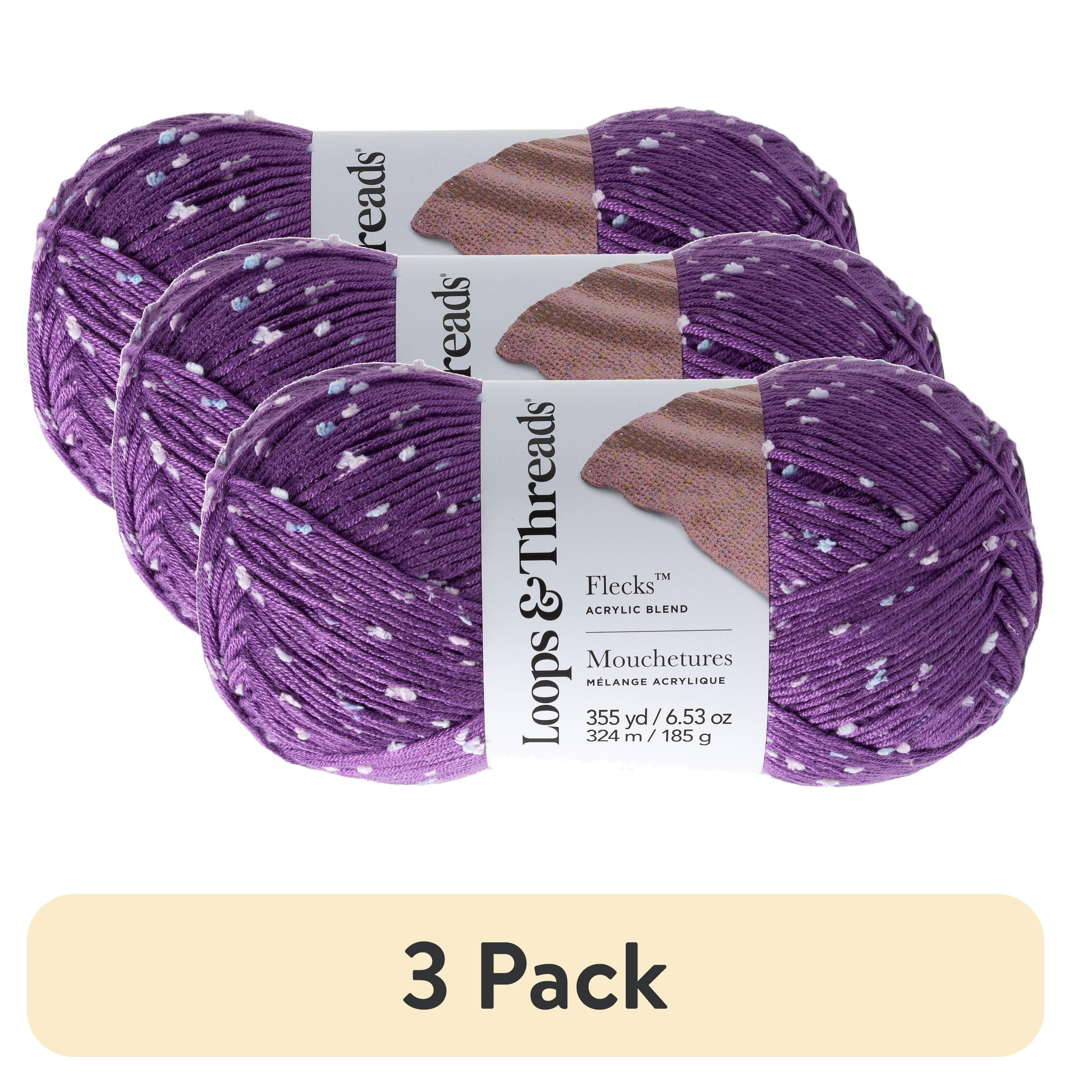 Flecks Yarn by Loops & Threads - Yarn for Knitting - Crochet