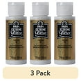 thumbnail image 1 of (3 pack) FolkArt Extreme Glitter Acrylic Craft Paint, Glitter Finish, Gold, 2 fl oz, 1 of 8