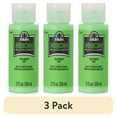 thumbnail image 1 of (3 pack) FolkArt 2854E Neon Blacklight Acrylic Craft Paint, Matte Finish, Green, 2 fl oz, 1 of 9