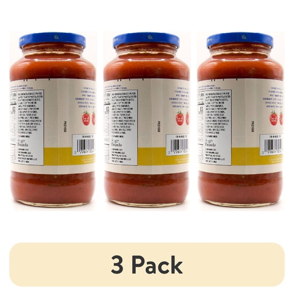 (3 pack) Francesco Rinaldi, Italian Cheese Trio Sauce, 24 oz, Low Fat, Gluten Free