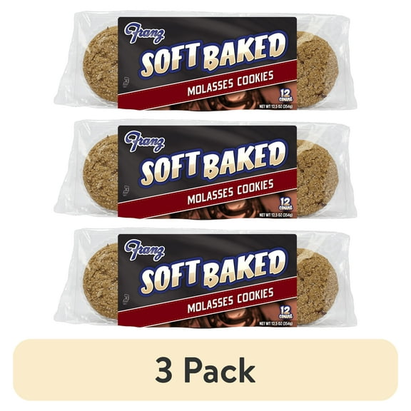 (3 pack) Franz Molasses Cookies, 12.5 oz, 12 Count