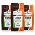 thumbnail image 1 of 3 pack Fresh Roasted Coffee, Organic Ethiopian Sidamo Water-Processed Half Caf Coffee, Ground, 12 oz, 1 of 10