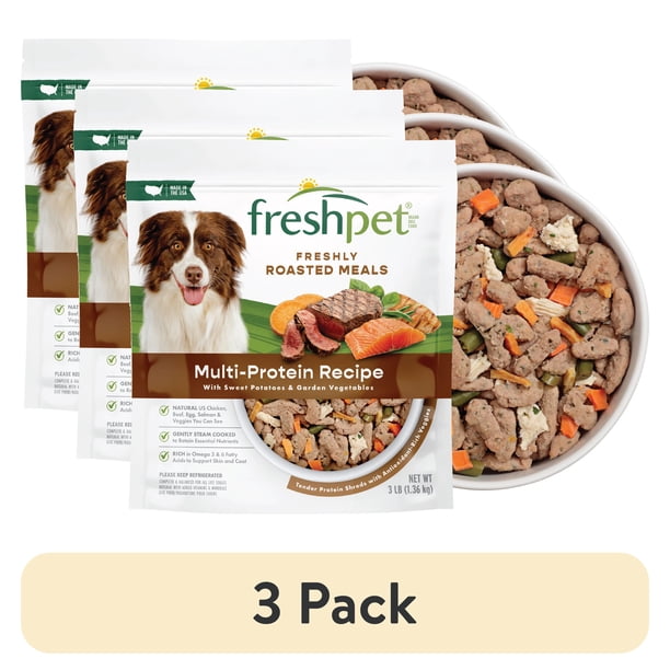 Freshpet Dog Food 3lb | Salmon freshness for grocery retail