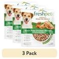 thumbnail image 1 of (3 pack) Freshpet Fresh Dog Food, Grain Free Chicken Recipe, Freshly Roasted Meals, 1.75 lb., 1 of 11
