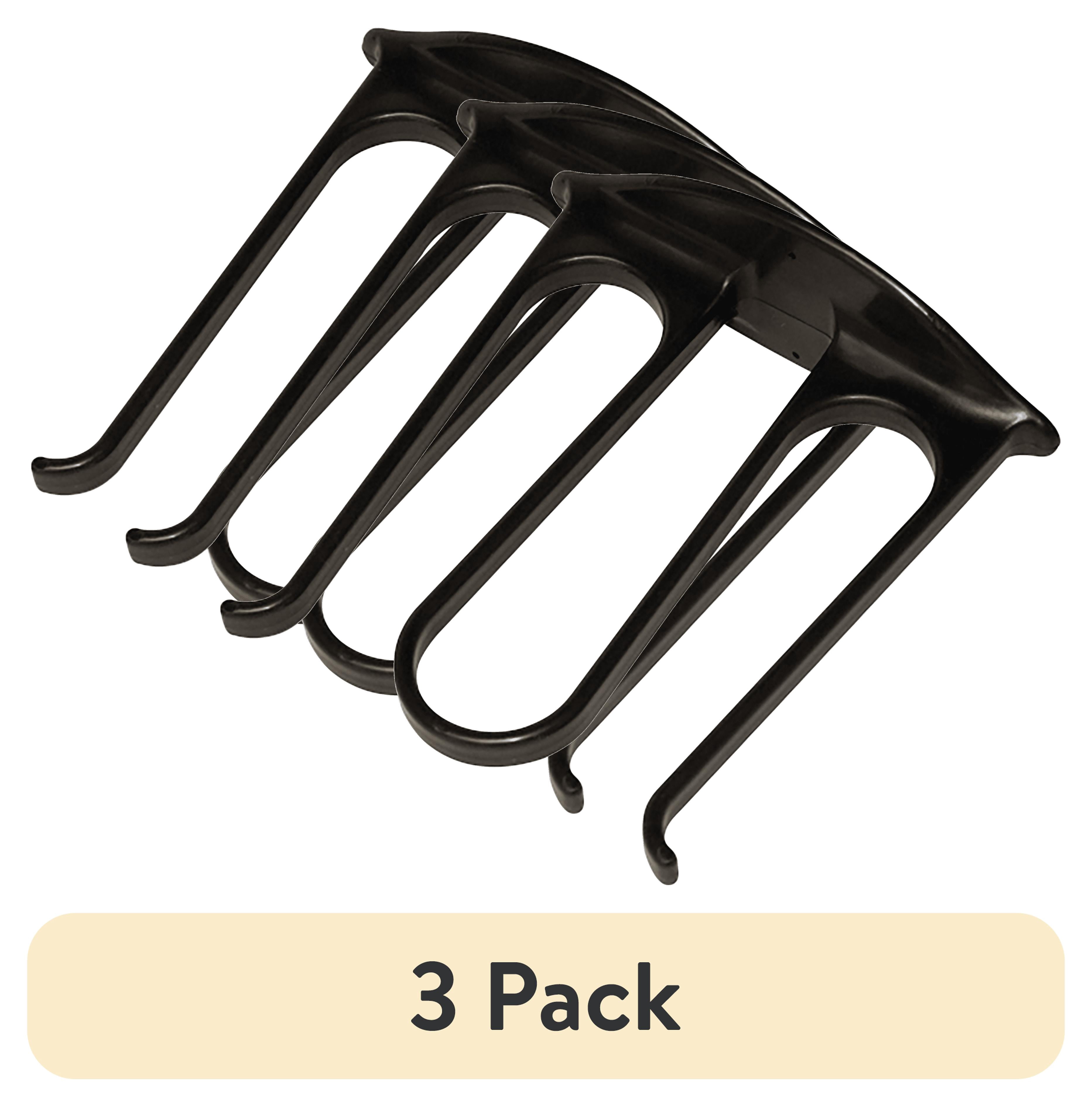 (3 pack) Frogg Toggs Boot and Wader Metal Hanger, Heavy Duty Hanger with Mounting Hardware, Black