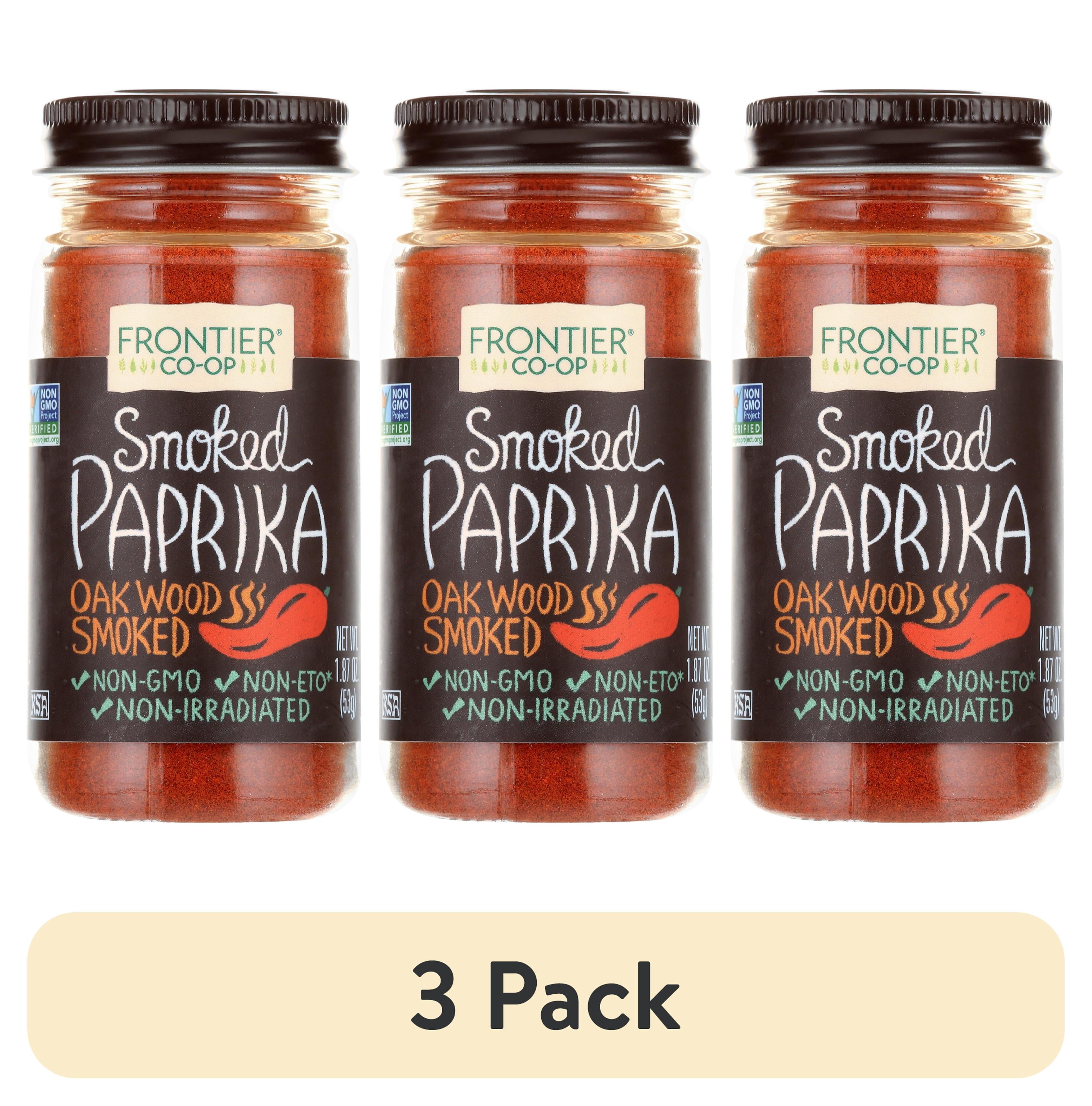 (3 pack) Frontier Oakwood Smoked Paprika, 1.87 oz Bottle
