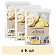(3 pack) Better Homes & Gardens Frosted Lemon Bars Scented Wax Melts, 2.5 oz
