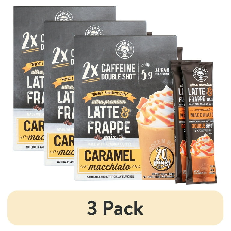 3 pack) Frozen Bean Ultra-Premium Caramel Macchiato Latte