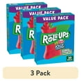 thumbnail image 1 of (3 pack) Fruit Roll-Ups Fruit Flavored Snacks, Jolly Rancher, Variety Pack, 20 ct, 1 of 16
