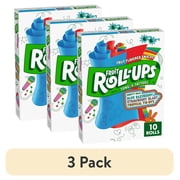 (3 pack) Fruit Roll-Ups Gluten Free Fruit Flavored Snacks, Variety Pack (10 Rolls)
