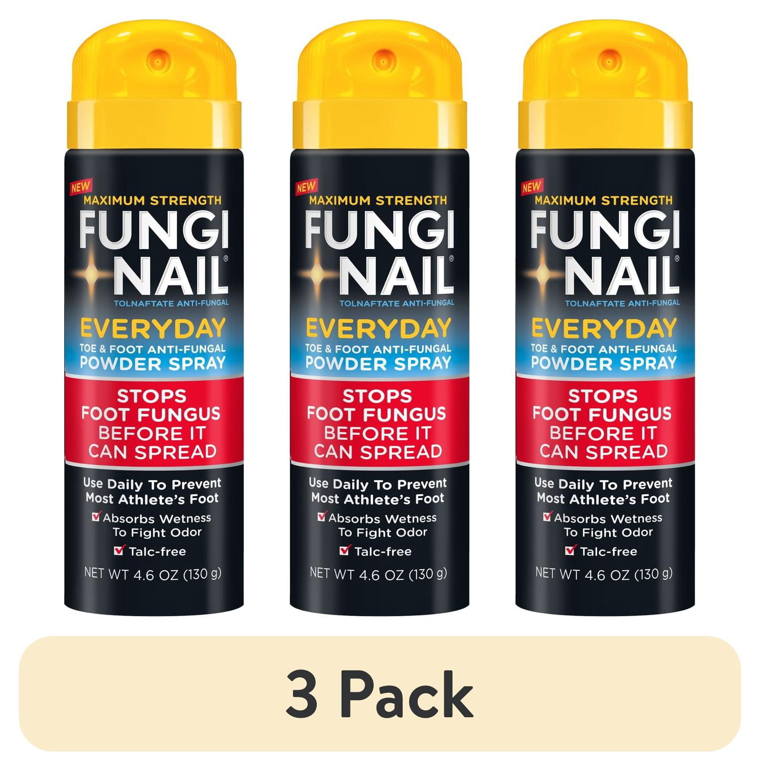 (3 pack) Fungi-Nail Antifungal Toe and Foot Powder Spray 4.6oz