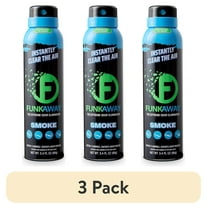 (3 pack) FunkAway Smoke Odor Eliminator Spray, Air Freshener & Deodorizer, for Cars and Homes, 3.4 oz