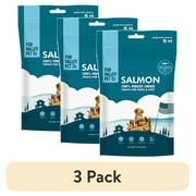 (3 pack) Fur Valley Pet Co. Freeze Dried Raw Salmon Treats & Topper for Dogs and Cats - 1 oz.