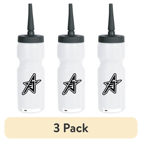(3 pack) Future Stars Water Squirt Bottle 750ml with Extended Tip - 1pc - Plastic - All Sports and All Ages!