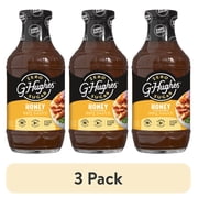 (3 pack) G Hughes Zero Sugar Honey BBQ Sauce, 18 oz