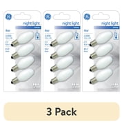 (3 pack) GE Incandescent 4 Watt None C7 Night Light Bulbs 4 Pack