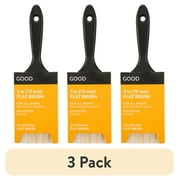 (3 pack) GOOD 3" Polyester Flat Brush