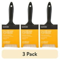 (3 pack) GOOD 4" Polyester Flat Brush