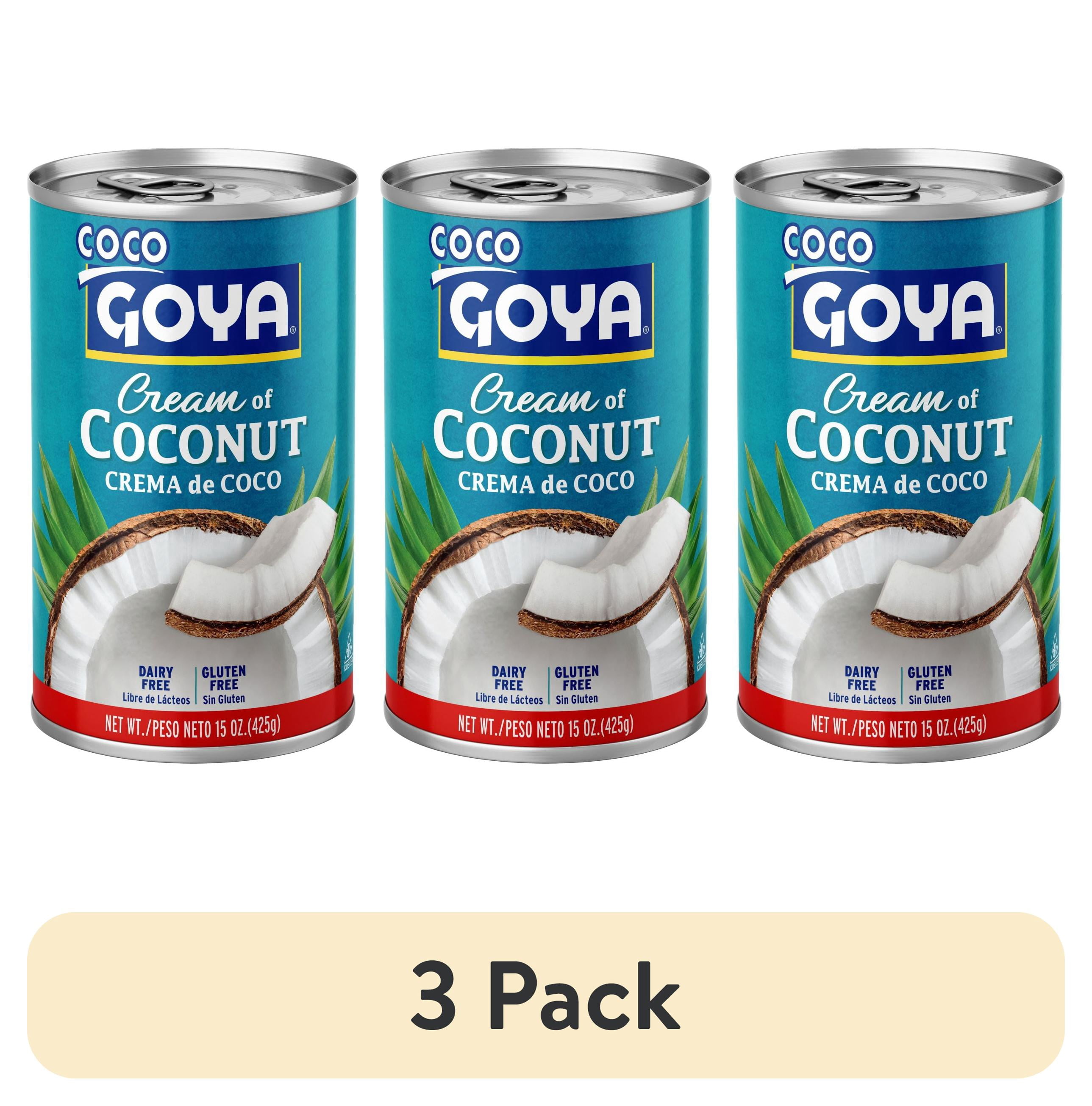 (3 pack) GOYA Cream of Coconut 15 oz Can