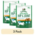 thumbnail image 1 of (3 pack) Greenies Hip and Joint Supplement Soft Chews for Dogs, Chicken Flavor, 30 Count Pouch, 1 of 11