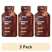 3 pack GU Energy, Original Energy Gels, Chocolate Outrage - 1 count
