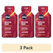 3 pack GU Energy, Original Energy Gels, Raspberry Lemonade - 1 count