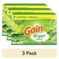 thumbnail image 1 of (3 pack) Gain Dryer Sheets with Original Fresh Scent, 60 Count, 1 of 14