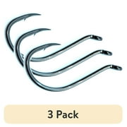 3 pack Gamakatsu Octopus Fish Hook - 4/0 - Black