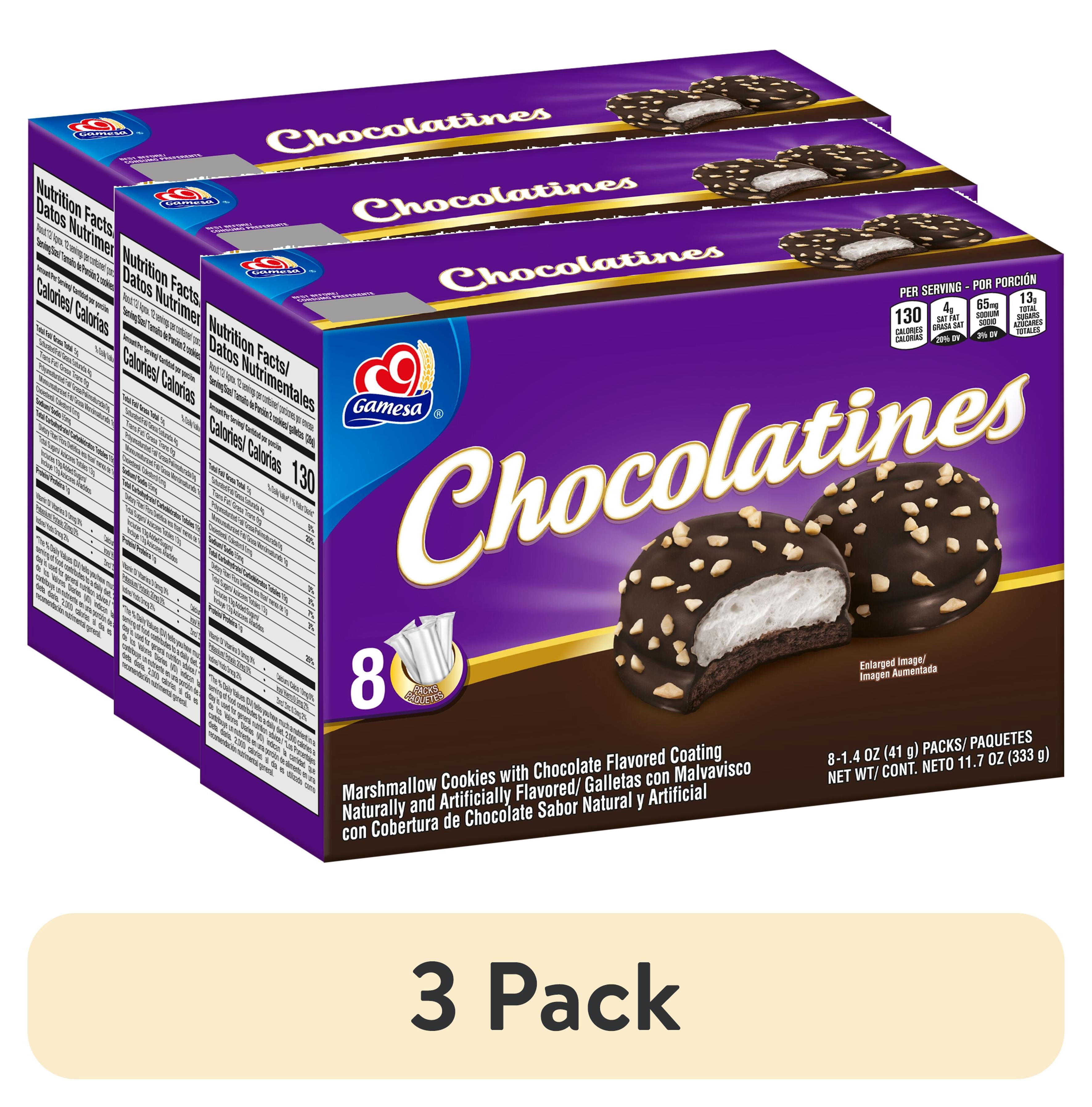 (3 pack) Gamesa Chocolatines Marshmallow Cookies, 11.74 Oz.