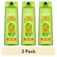 thumbnail interactive-video image 1 of (3 pack) Garnier Fructis Sleek and Shine Fortifying Shampoo for Frizzy, Dry Hair, 12.5 fl oz, 1 of 15