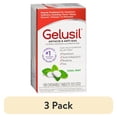 thumbnail image 1 of (3 pack) Gelusil Antacid & Anti-Gas Fast Relief Heartburn Pepper Mint Flavor, 100 Ct, 1 of 7