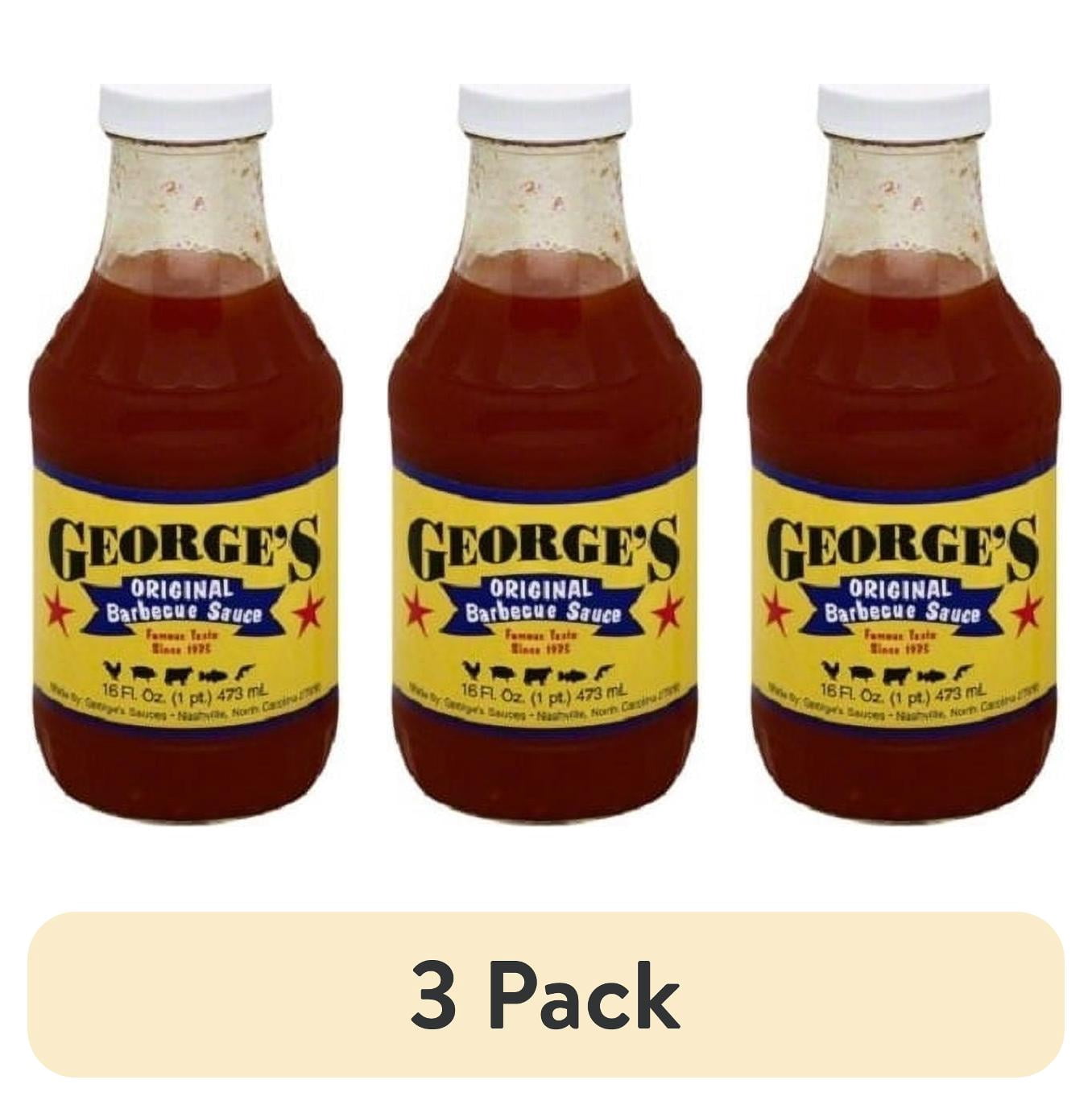 (3 pack) George's Original Barbecue Sauce