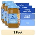 thumbnail interactive-video image 1 of (3 pack) Gerber 3rd Foods Baby Food, Turkey Pasta Bake, 6 oz Jar, 1 of 17