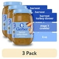 thumbnail image 1 of (3 pack) Gerber 3rd Foods Mealtime for Baby Baby Food, Harvest Turkey Dinner, 6 oz Jar, 1 of 16