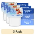 thumbnail image 1 of (3 pack) Gerber Yogurt Blends Stage 3 Baby Snacks Strawberry, 4 oz Tubs (Pack of 2), 1 of 16