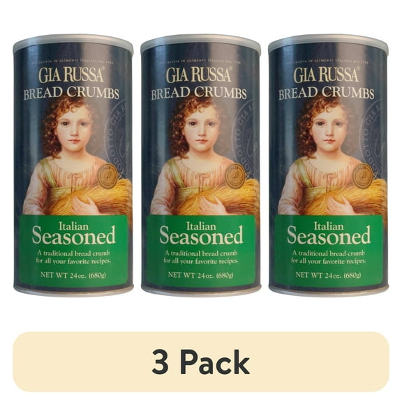 (3 pack) Gia Russa Italian Style Bread Crumbs, 24 oz