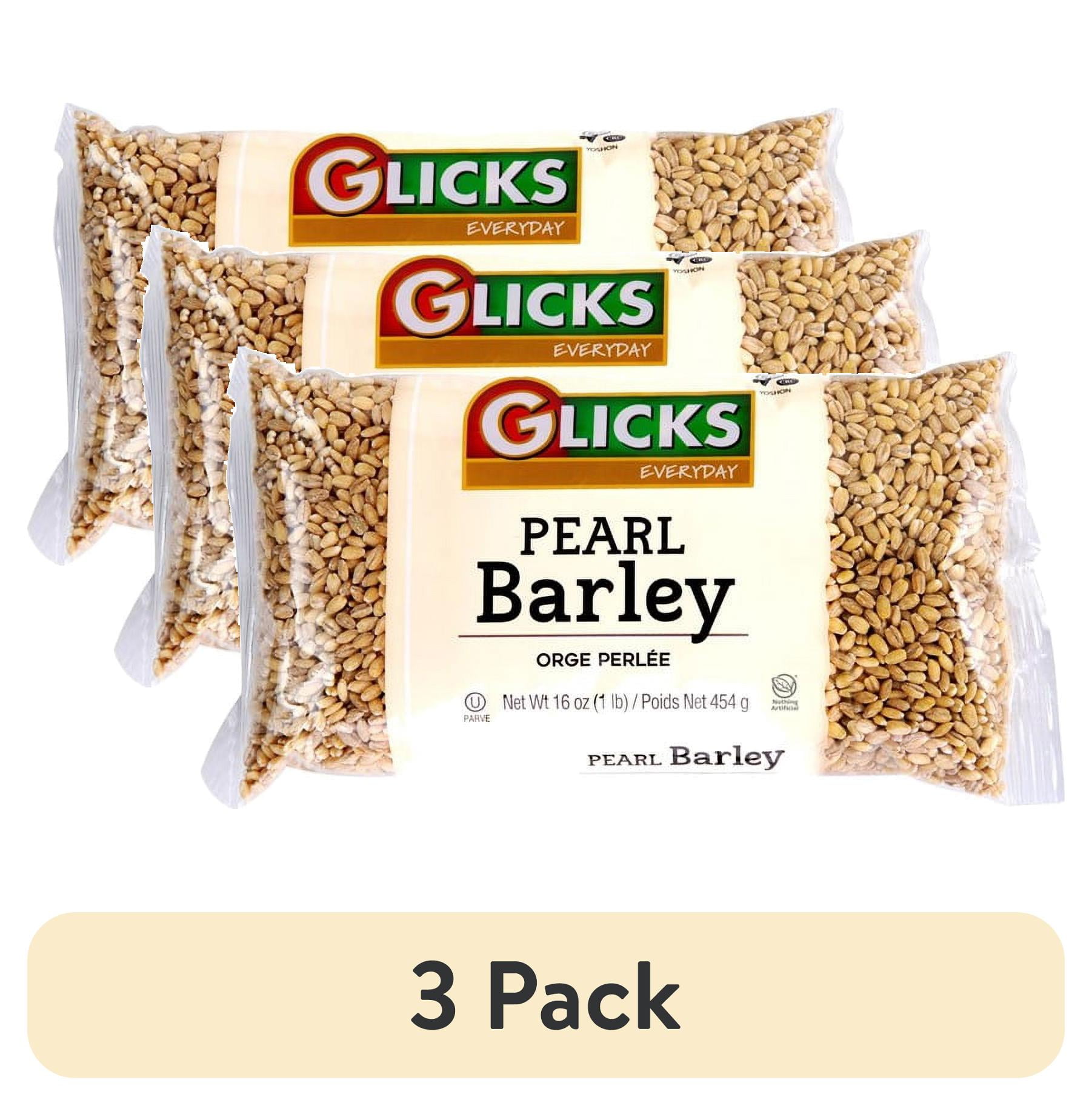 (3 pack) Glicks Pearl Barley, 16 oz