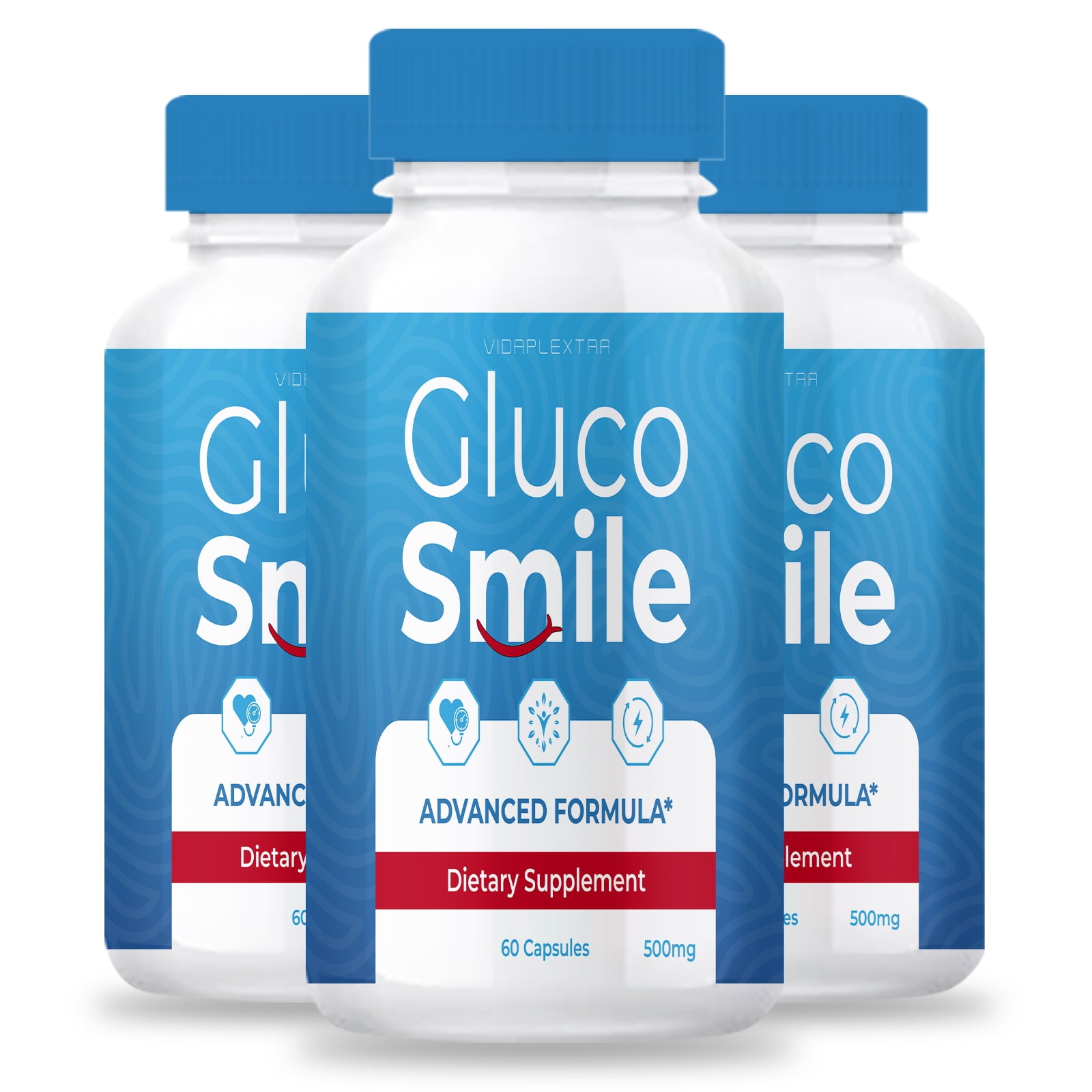 (3 pack) Gluco Smile Capsules - GlucoSmile Capsules