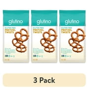 (3 pack) Glutino Gluten Free Pretzel Twists, Gluten Free Snacks, 14.1 oz