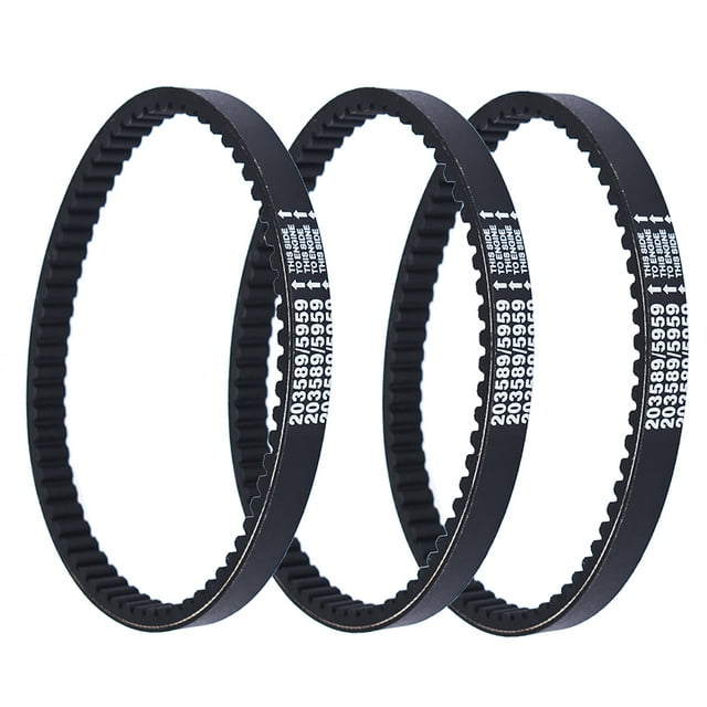 3pack Go Kart Drive Belts 30 Series Torque Converter Belt Replacement for Manco 5959 Comet