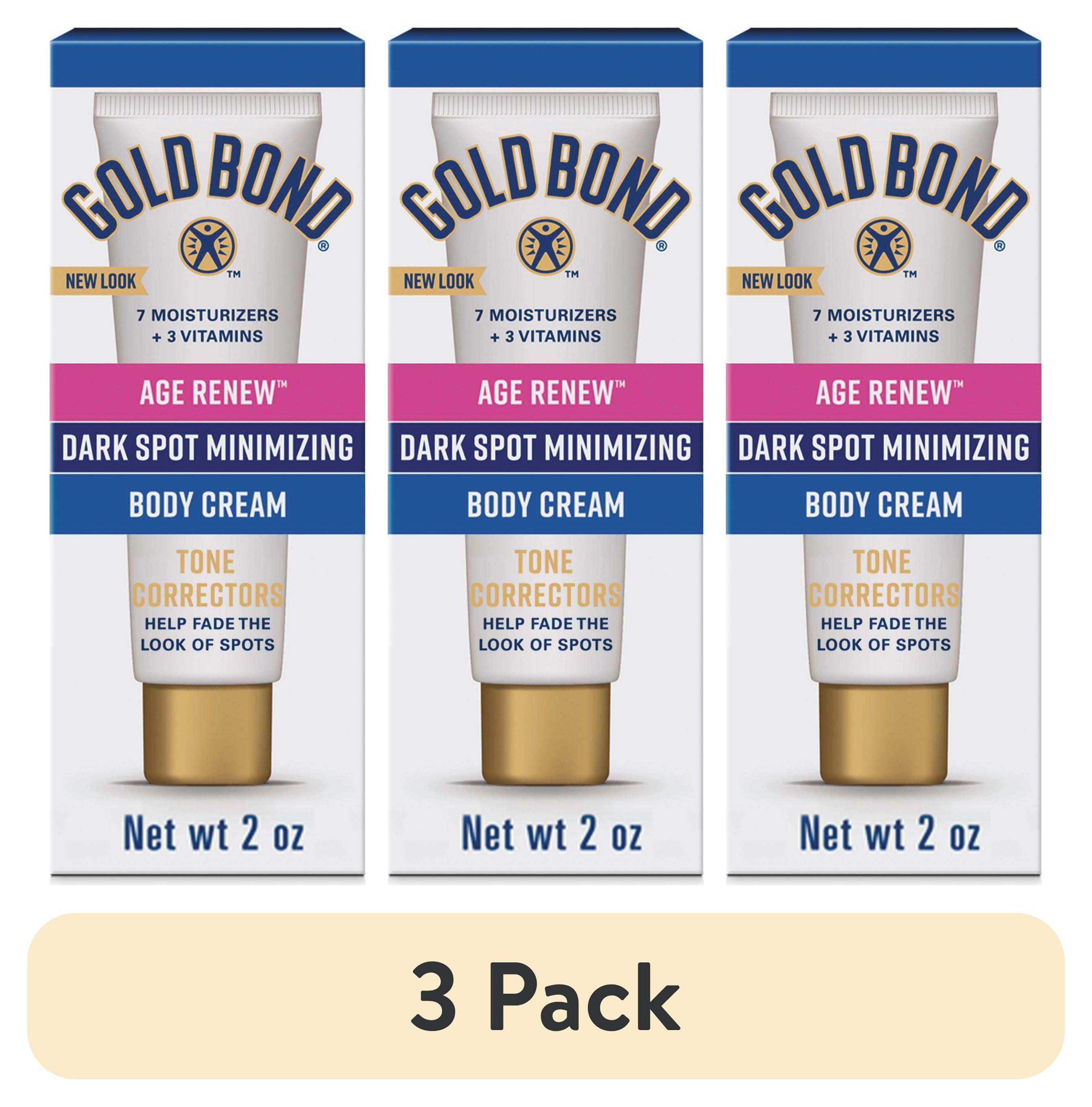 (3 pack) Gold Bond Age Renew Dark Spot Minimizing Age Renew Body Cream ...