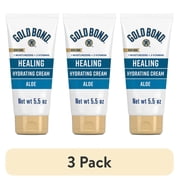 3 pack Gold Bond Healing Hydrating Lotion With Aloe Moisturizes, Heals and Smooths Dry Skin, Body Lotion, Delivers Immediate 24-Hour Hydration, Convenient Size, 5.5 oz